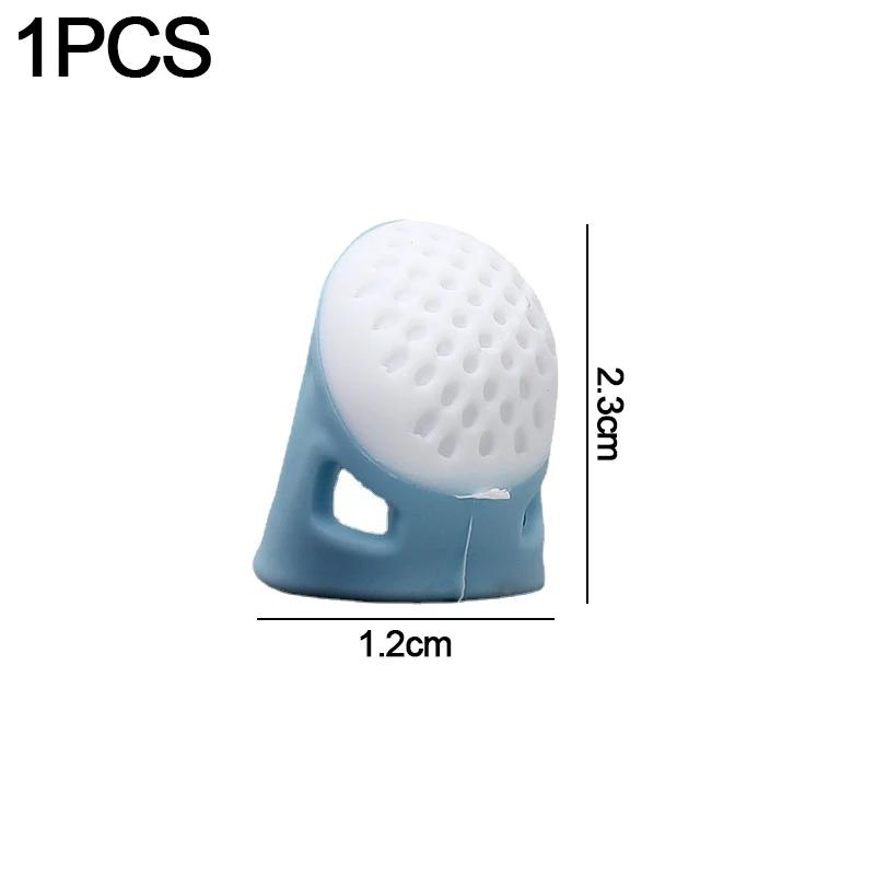 Silicone Thimbles Finger Tips Protector Anti-Slip Finger Covers Hand Cross-stitch Sewing DIY Tools Household Sewing Accessories