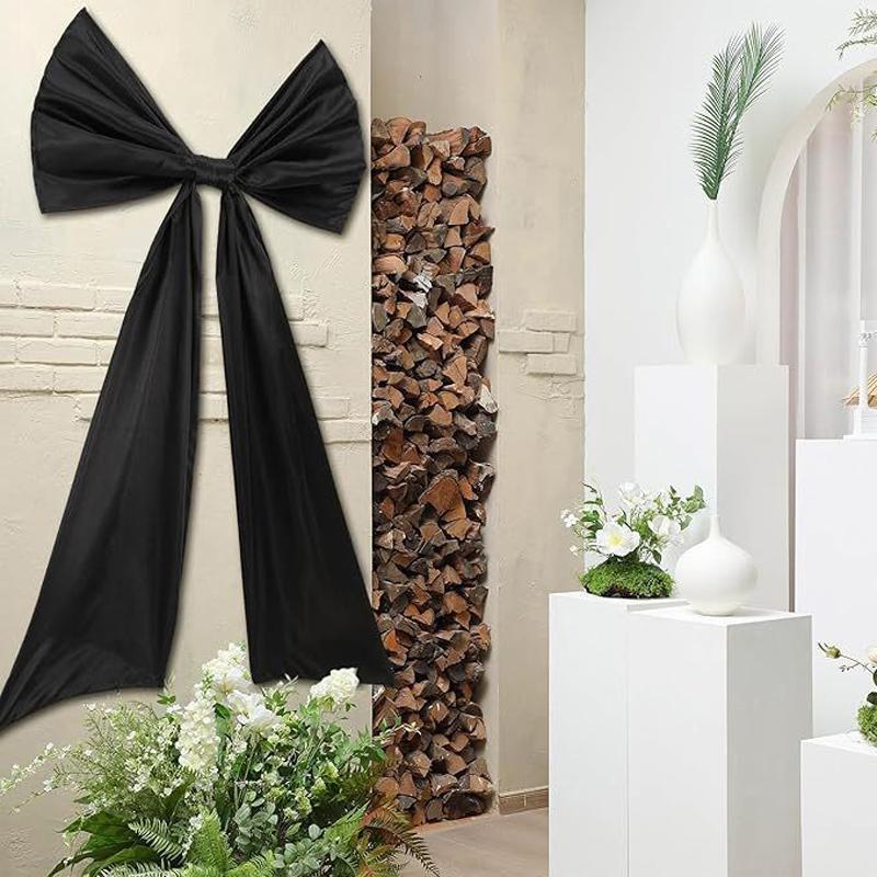 Large Bow Big Ribbon Bowknot for Backdrop Birthday Wedding Party Room Wall Decor Pink Red Giant Ribbon Hanging Gift Christmas