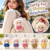Soft Plush Lamb Keychain Swivel Clasp Fluffy Keyring New Sheep Keychains  Backpack Accessory