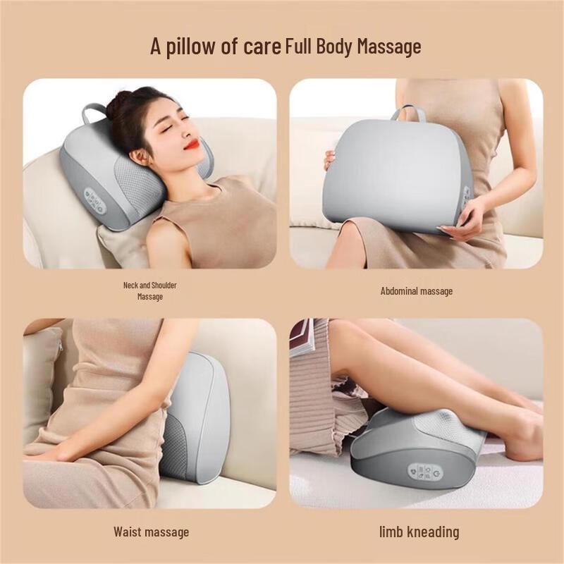 Chigo Smart Rechargeable Lumbar Massager Pillow CN Plug (adapter Included)