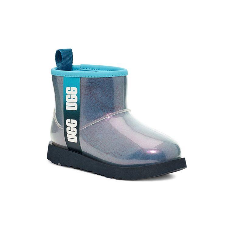 UGG Youth  Classic Clear Mini Short Snow Boots Kids boots Blue 1121007K-BCB
