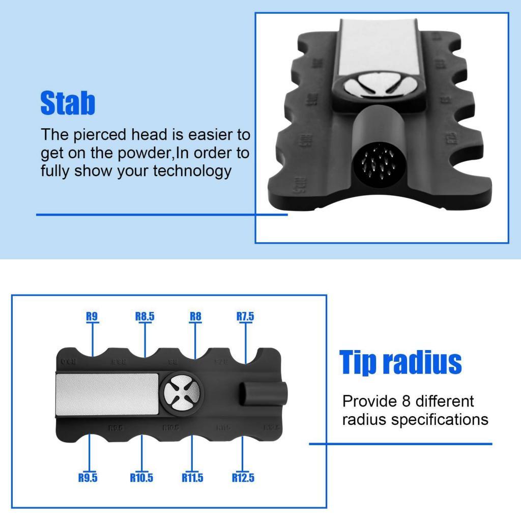 5 In 1 Pool Cue Tips Repair Tool Billiard Tip Multifunctional Accessories Burnisher