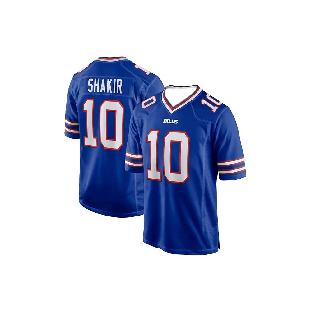 Maglia da Football Americano Buffalo Abbigliamento Sportivo Maglie da Allenamento di Squadra Bill Allen N.10 Serie Numeri Stampati 3D Maglie più Vendute