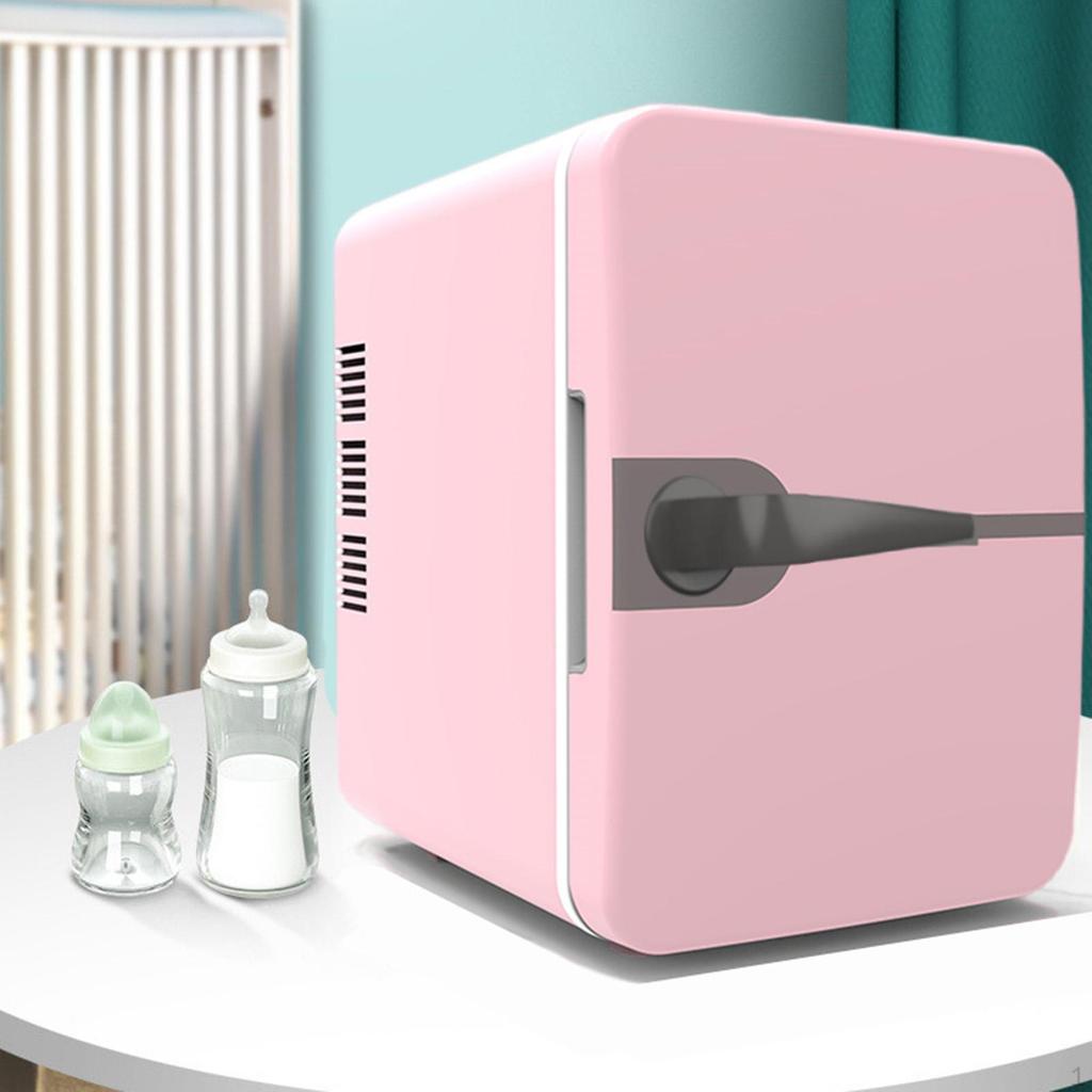 4L Mini Fridge Freestanding Beverage Refrigerator Cooler 30W Portable Drinks for Livingroom