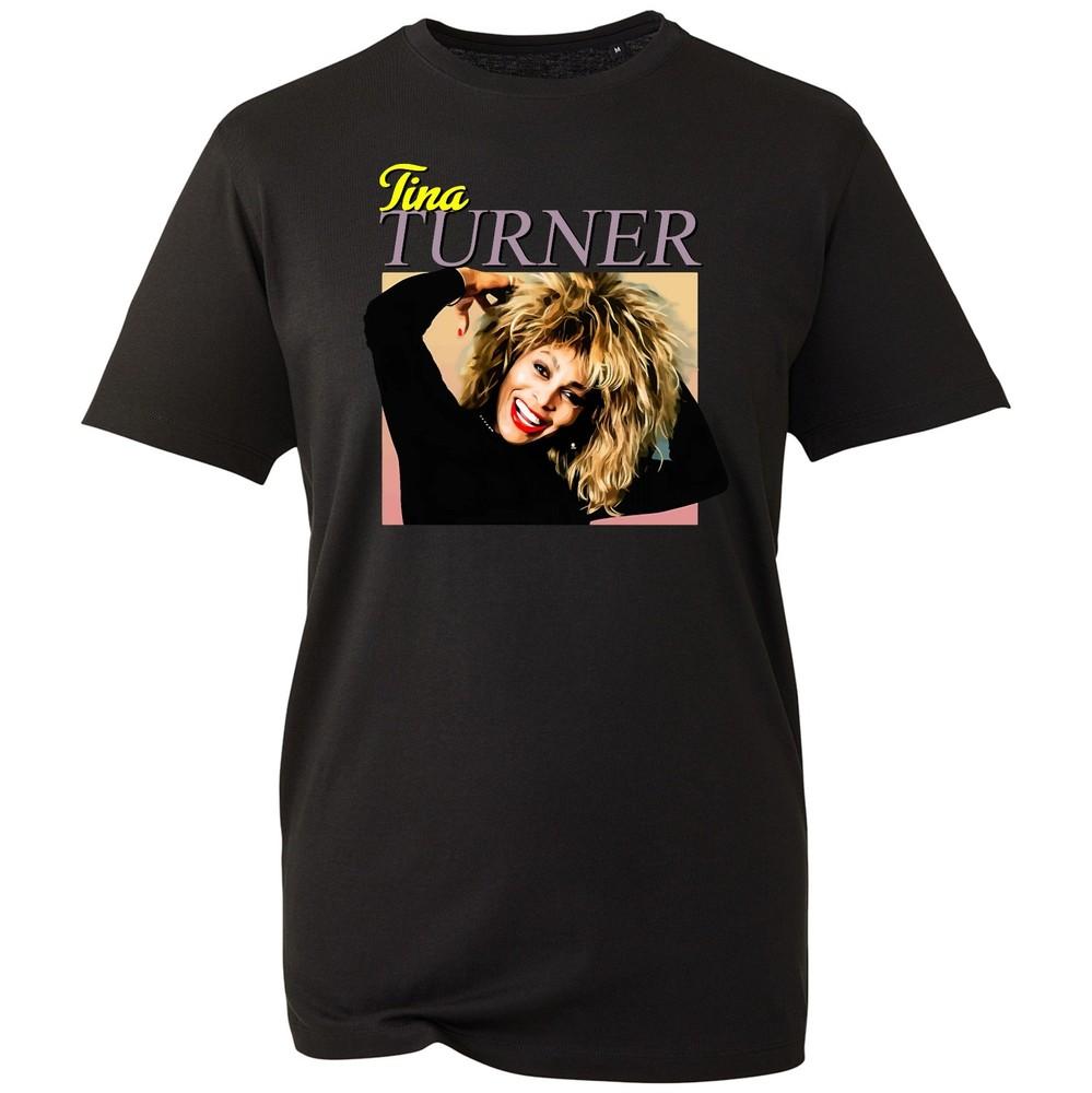 Tina Turner Damen T-Shirt Musik Sängerin Tanz Tribut Rock 2026 Unisexs Tee Top