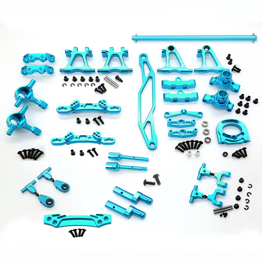 RC TT-02 Full Set Upgrade Part Kit Aluminum Drive Shaft Swing Arm Steering Cup CVD Motor Base For Tamiya TT02 1/10 On Road Car