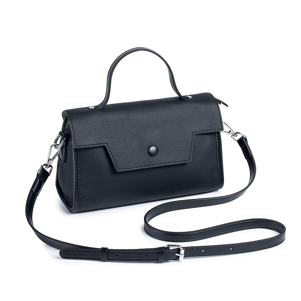 Real Leather Fashionable Women's Bag, High-end Handbag New Commuting Shoulder Bag, Women's Niche Crossbody Bag, Small Square Bag