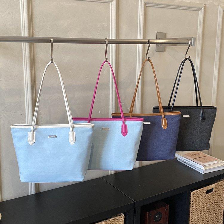 Handbag 2026 New Casual Simple Temperament Shoulder Bag Fashion Advanced Large Capacity Practical Tote Bag