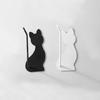 Elegant Cats Shaped Adhesive Hook Tissue Roll Dispenser For Home Office Kitchen Use Bathroom Decoration