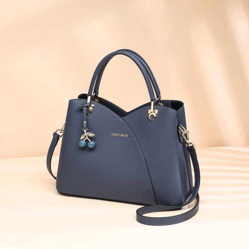 Autumn New Temperament Versatile Crossbody Mother Bag Genuine Leather High-end Portable Commuting Bag
