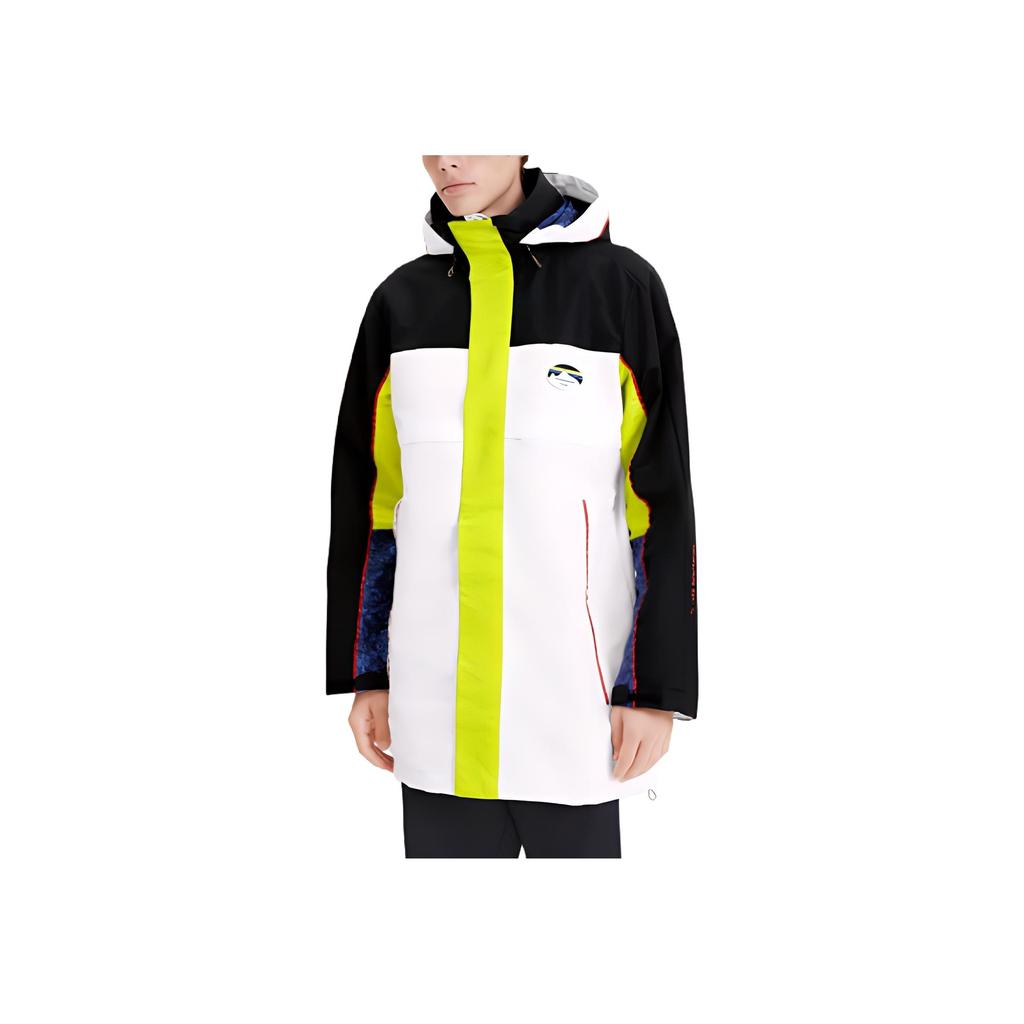 PUMA Color Block Hooded Zip Jacket Men jackets White 595419-02