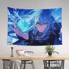 Japanese Style Anime Game Girl Tapestry Bedroom Decoration Wall Hanging Blanket Tapestry Cool Stuff For Room