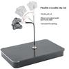 Magnetic Flexible Alligator Clips Model Painting Stand Base Holder Crocodile Clamp Price Tag Display Alloy Clip Po Note Clamp