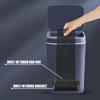 Smart Trash Can Wireless Sensor Automatic Trash Bin Touchless Garbage Bin Bathroom Toilet Dustbin Kitchen Household Waste Bin