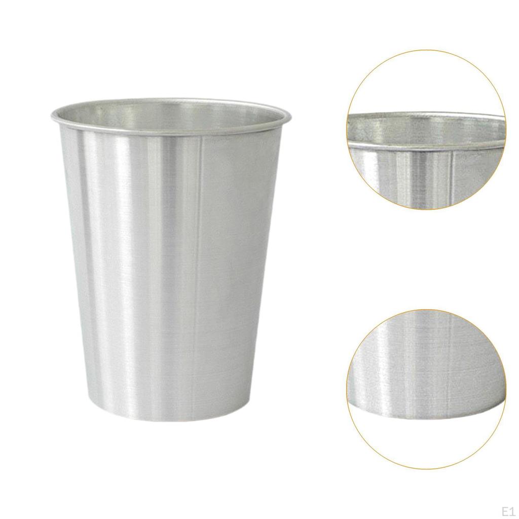 Blumeneimer Aluminiumvase für Tischdeko Blumenarrangement Behälter Geschäft