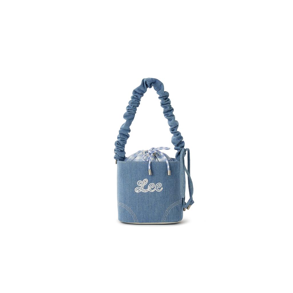 New Lee Fabric Bucket Bag, Handbag, Shoulder Bag, Crossbody Bag Regular Women's Blue LE250102M-503