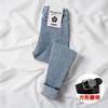 High-waisted Jeans, Velvet Women's Winter Pants, Thin Outer Wear, Thickened Trousers, Children's Tight Elastic Pencil Pants