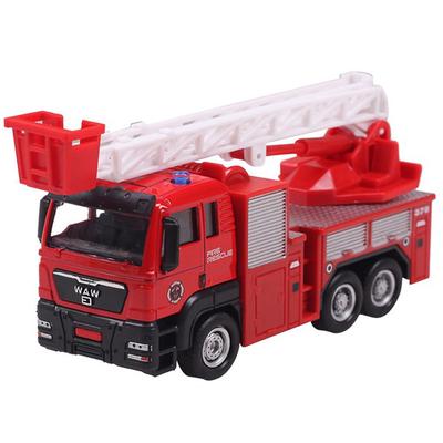 1:55 Push and Go Friction Powered Alloy ABS Metal Car Model Construction Trucks Toy Diecast Vehicle