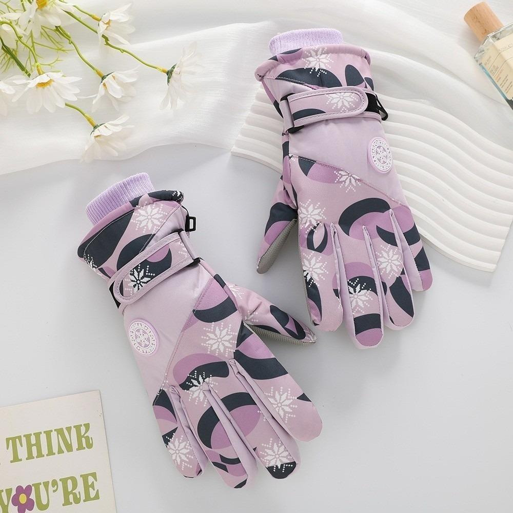 New Waterproof Ski Gloves Coldproof Cycling Mittens Warm Windproof Full Finger Gloves for Outdoor Cycling Skiing