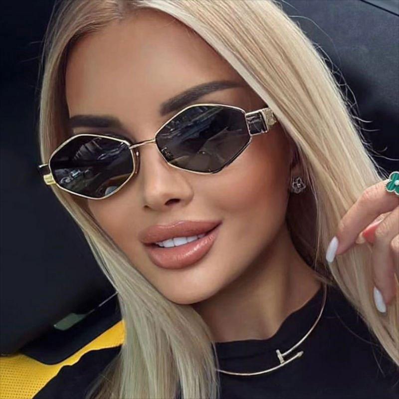 Retro Alien Sunglasses for Women, Men, Square Sunglasses for Women, Retro Polygon Sunglasses for Men, Glasses for Women