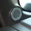 Für Hummer H2 2003 2004 2005 2006 2007 Aluminiumlegierung Frontlautsprecherabdeckungen Verkleidungsaufkleber Autozubehör