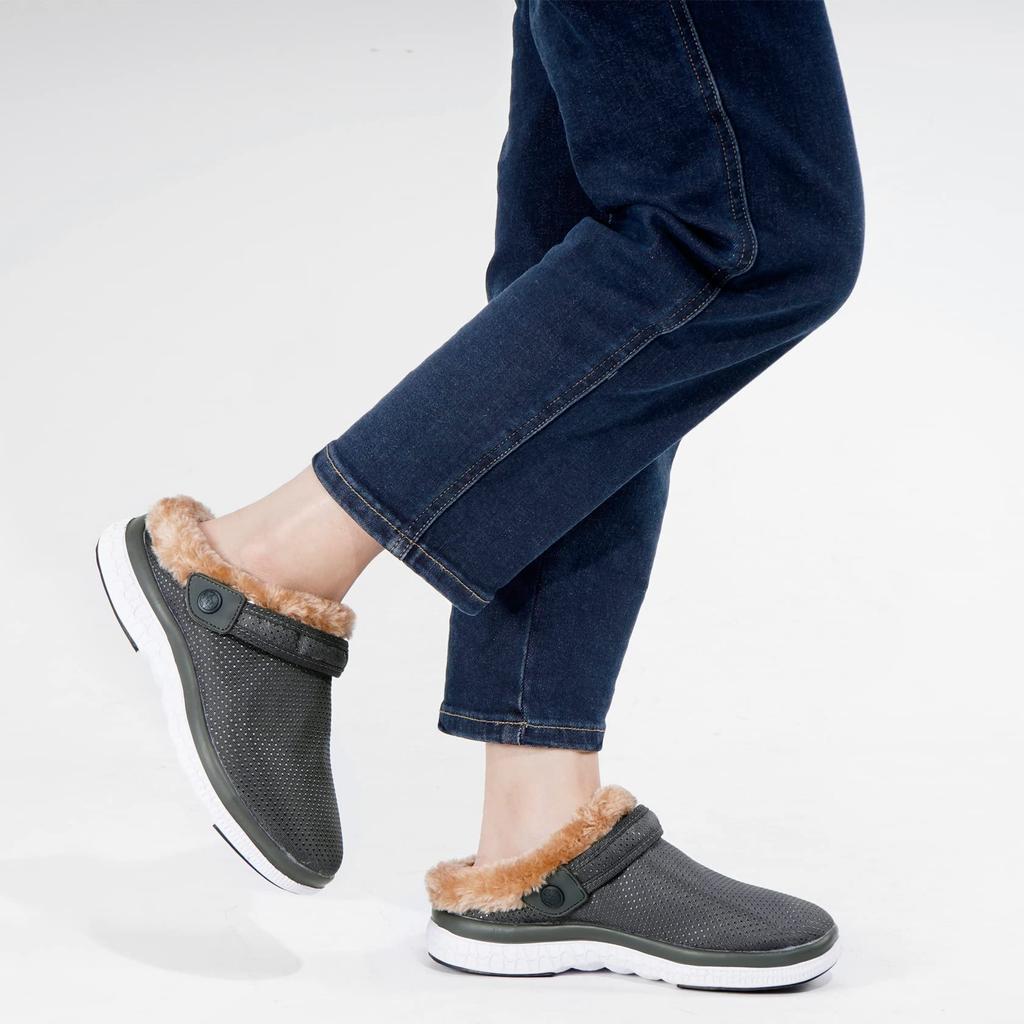 ZUSERIS Winter with Fleece Lining for Men and Room Balcony Indoor Couples Sandals/Clogs Women, Slippers, Shoes, Shoes, Shoes, Warm, Lightweight,