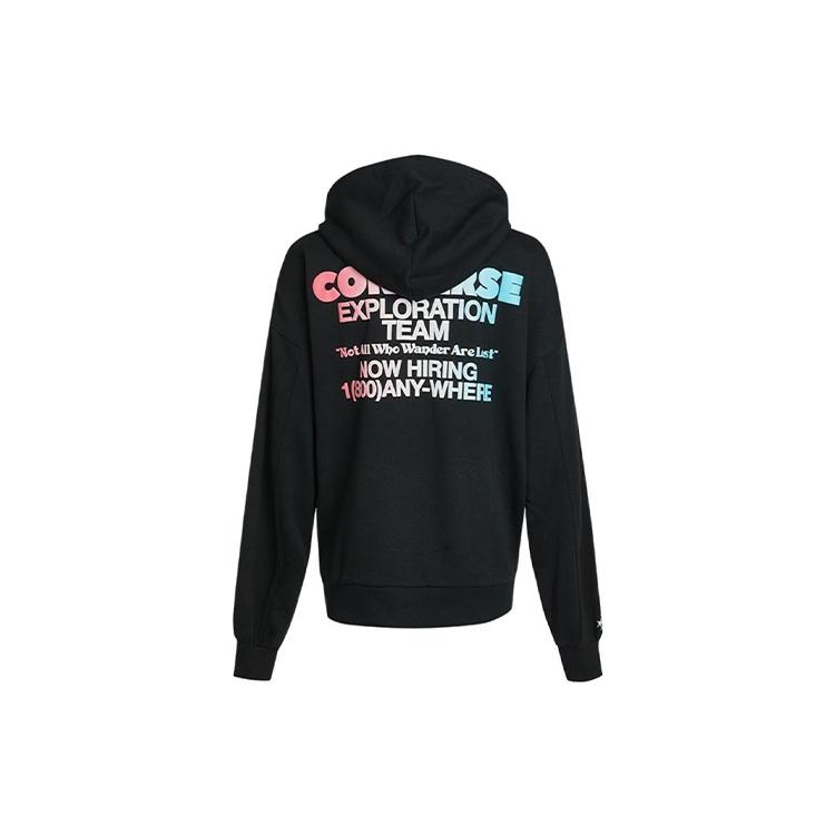 (WMNS) Converse Exploration Team Hoodie Asia Sizing Black Women s 10022259-A01 S