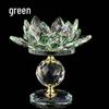 Crystal Lotus Candle Holder for Home Decor and Gifts