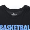 Nike Alphabet Print Basketball T-Shirt Men Tops Black 923724-010