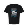 Unisex Fishing T Shirt With Quote I Asked God For A Fishing Partner He Sent My S