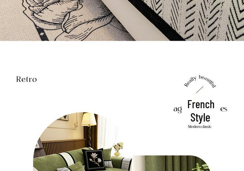 Vintage-Style Chenille Sofa Cushion 2026: All-Season, Non-Slip Cover