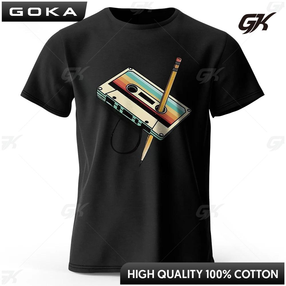 

Mens Summer Essential 100 Cotton Printed TShirt Soft Breathable Round Neck Short Sleeve Clothes Unisex Casual Wear 4XL