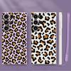 Fashion Brown Leopard Phone Cover Case for Samsung Galaxy S25 S25Edge S24 Ultra S23 S21 Plus S20 FE Note 20 10 Ultra S22