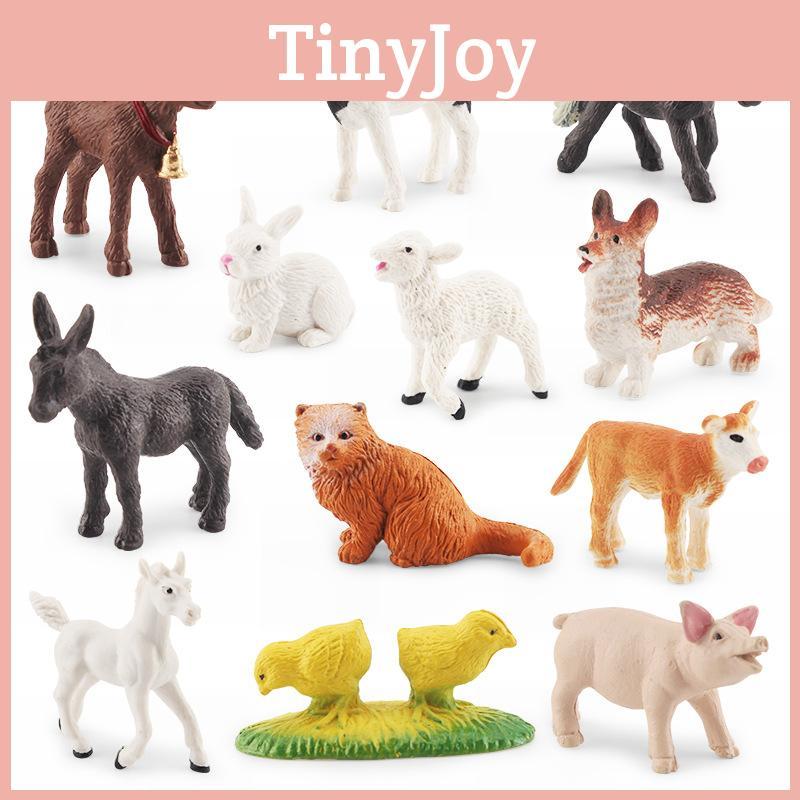 Realistic Pvc Farm Animal Model Set With Cats Dogs Pigs Goats And More For Playtime Fun