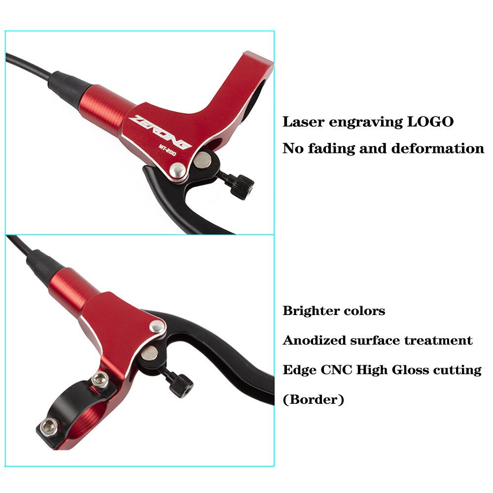 ZEROING Dual Piston Hydraulic Disc Brake Set for Mountain Bikes