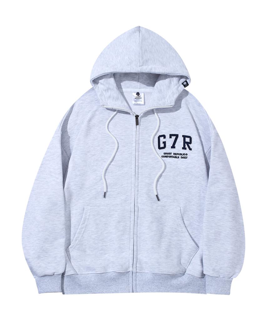 Ghost Republic G7R Arched Oversized Zip-Up Hoodie Ghz-271