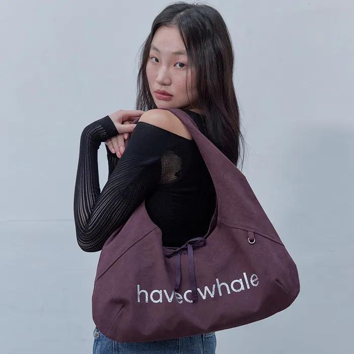 cotton baguette eco bag (WN)