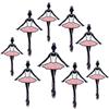 10pcs /Lots Ballet Girls /Dancing Shoes Embroidery Patch Cartoon Love Heart /Letter Patches Iron On Patches For Dance Skirt Sew Diy 