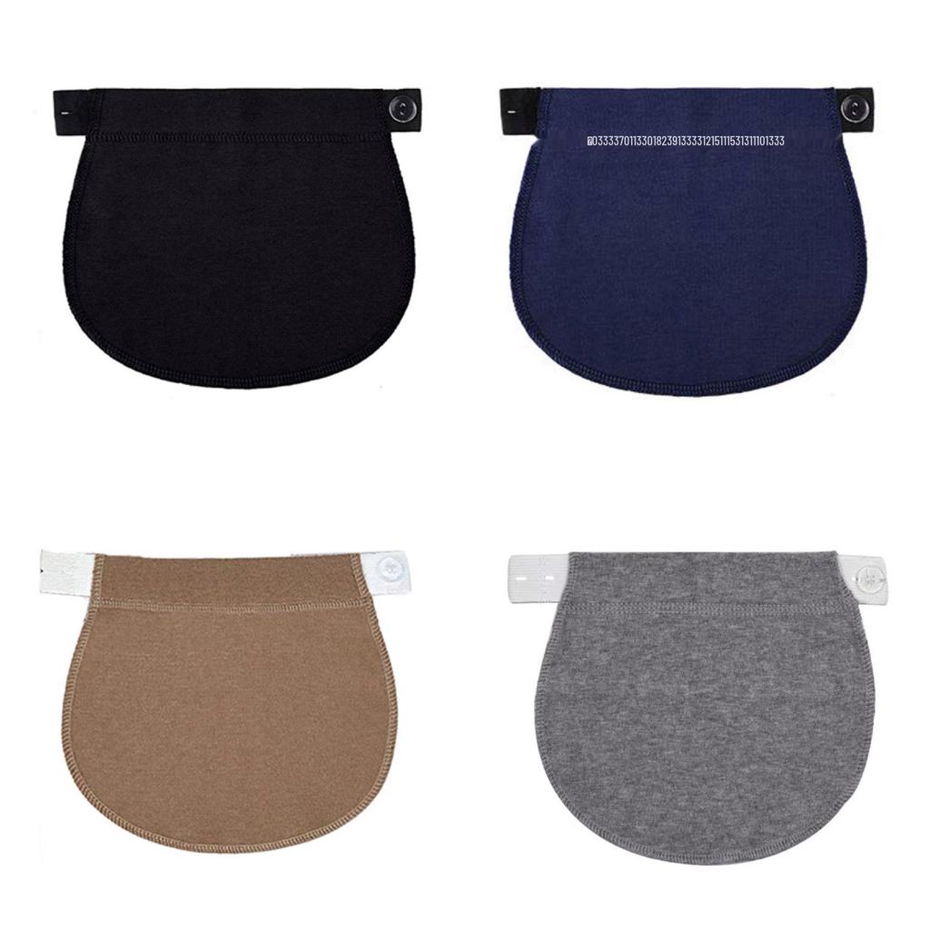 Elastic Cotton Maternity Waist Extender - Adjustable Belly Expansion Belt