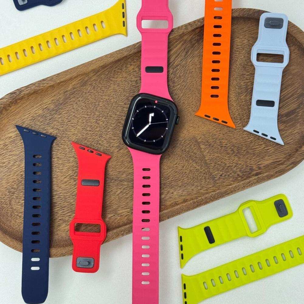 Irregular diagonal cut Sport Band For Apple Watch Ultra3 11 10 9 8 7 6 SE Soft Silicone Lightweight Bracelet Strap For iWatch 46MM 42MM 44MM 45MM 49MM