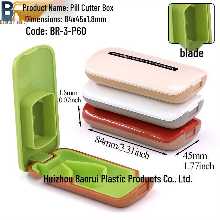 7-Day Round Petal Pill Box: Compact 7-Grid Medicine Organizer for Travel