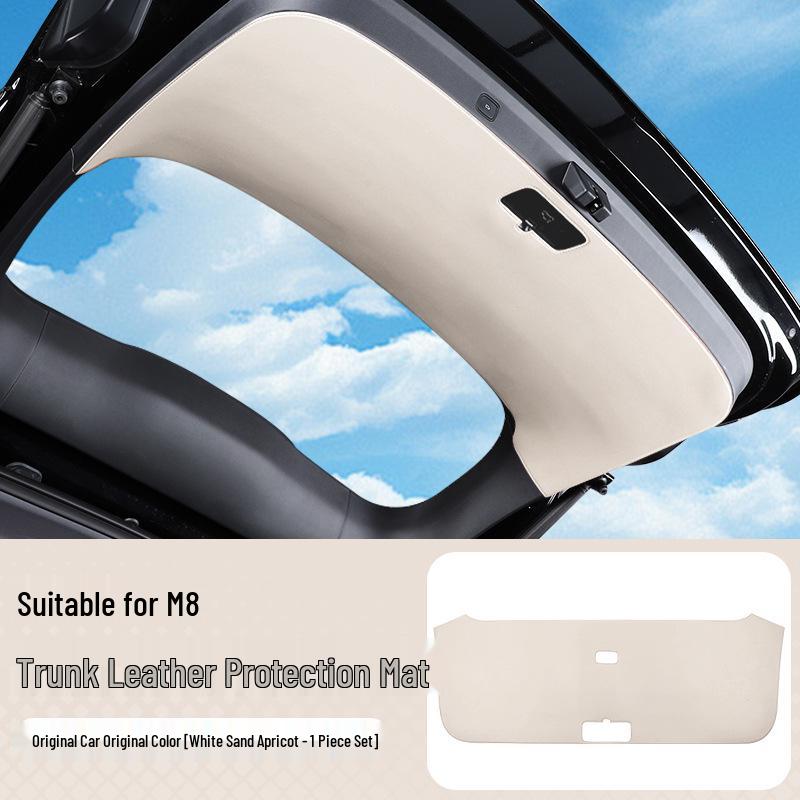 AITO M7/M8 Trunk Protection Pad: Tailgate Leather Mat for Car Interior Enhancement (Fits 26 Models)