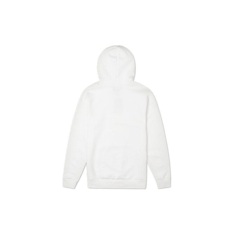 Converse Sports Print Letter Thickened And Fleece Lined Pullover Sweatshirt Men's White 10021271-A03