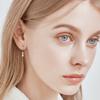 14K Double Q One-Touch Earrings GI14EE421
