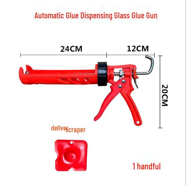 Automatic Structural Adhesive & Sealant Gun for Silicone and Glass - Home & Window Decoration Tool