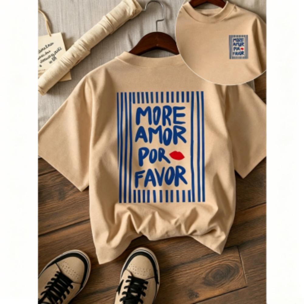Summer Letter Red Lips Print Kids T-Shirts Fashion Street Short-Sleeve Outdoor Casual Tops for Boy and Girl's Tees Top