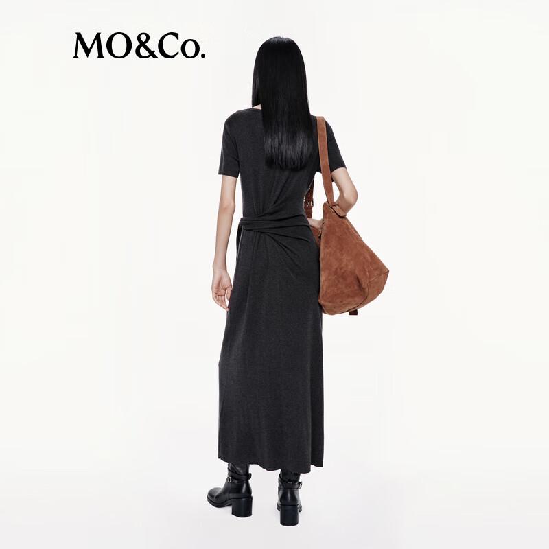 MO&Co. Tencel Acetate A-Line Dress