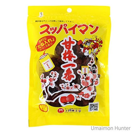 

Supaiman Sweet Ume Ichiban x 5 from Uema A classic Okinawan dried umeboshi with a plum flavor and exquisite A great way to prevent heatstroke or as a