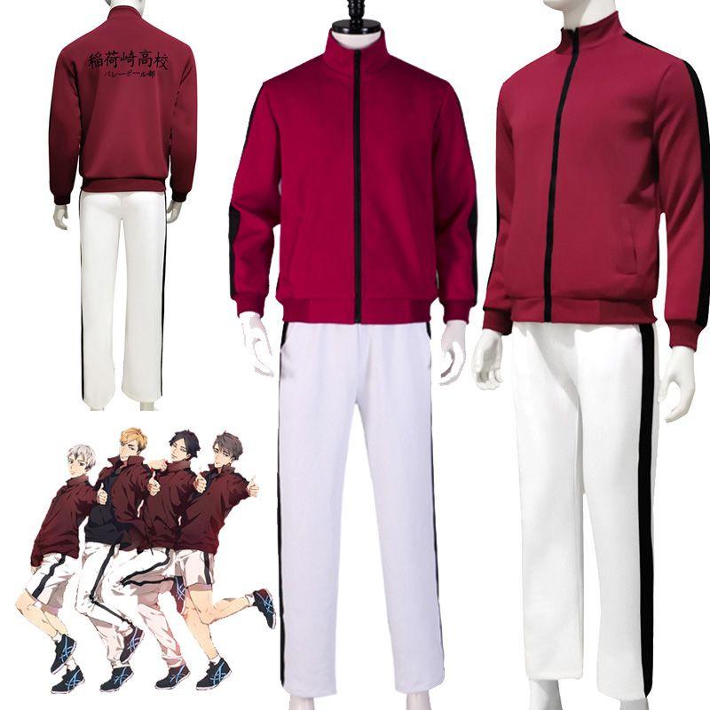 Stylish Haikyuu Miya Atsumu Cosplay Costume With Loose Fit And Mesh Lining