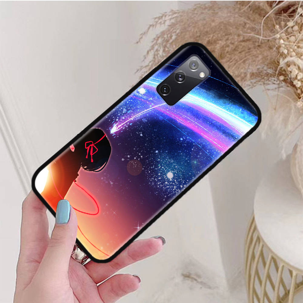 Schwarze Hülle für OPPO Reno 8 6 5 4 Pro Plus Find X3 A17 A3 A31 A38 A40 A53 A54 A55 A74 A76 A78 A77 A80 A94 A95 A96 Lite W-69 Your Name Anime